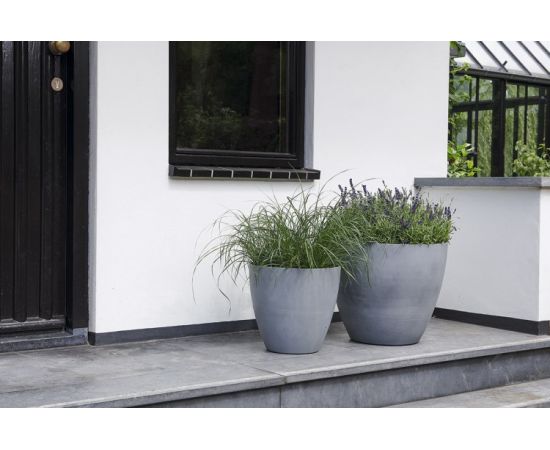 Flower pot Scheurich Keter Beton Round Planter 40 l Grey 40x38