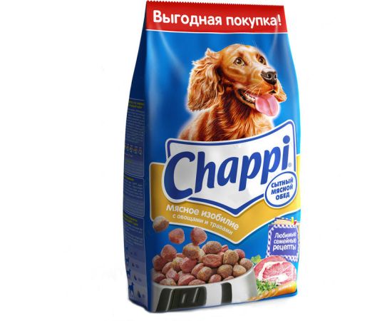 Сухой корм для взрослых собак Chappi Мясной ассорти 15 кг