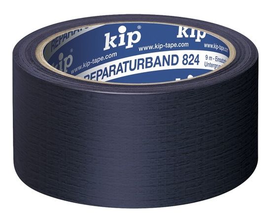 Adhesive tape reinforced moisture resistant black Kip 5х9м.