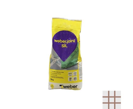 Grout for seams Weber.joint SIL 5 kg 431 brown