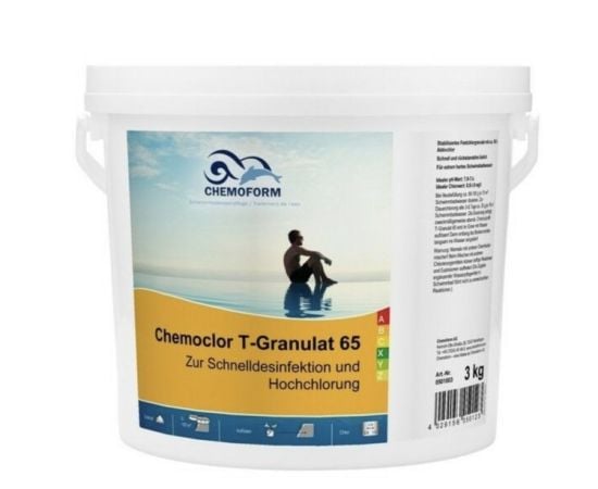 Хлор для бассейна в гранулах Chemoform 3 кг
