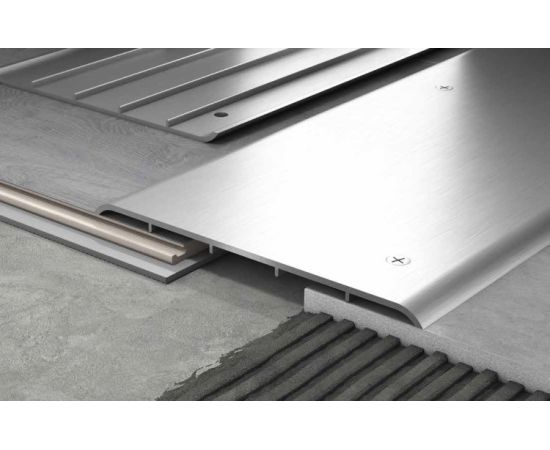 Threshold aluminum Salag Stratus 100/1800 mm. silver