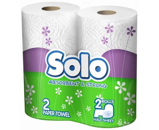 Бумажные полотенца Solo 2шт.