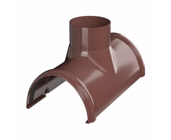 Gutter funnel Technonicol 125/82 PVC brown