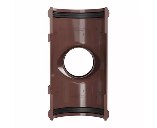 Gutter funnel Technonicol 125/82 PVC brown