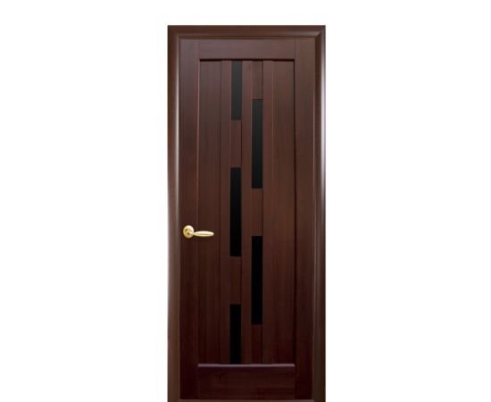 Door set New Style PVC Deluxe Laura 40x700x2150 mm chestnut glass BLK