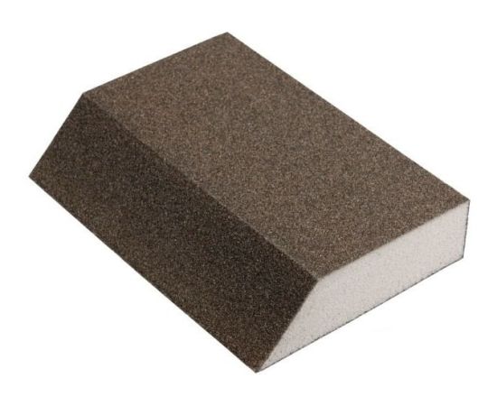 Sandpaper Abrasive sponge Klingspor 125 * 89 * 25 mm truncated - 80