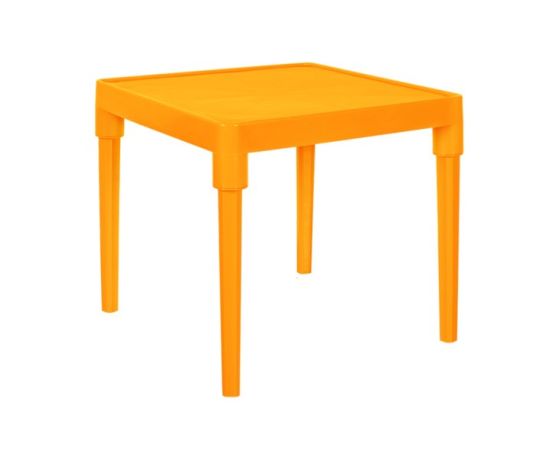 ALEANA Square Table "Alph" Light Orange 72.5sm