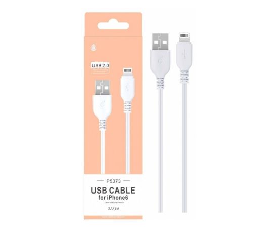კაბელი USB Oneplus P5373 USB lightning თეთრი 2A 1 მ 2100361