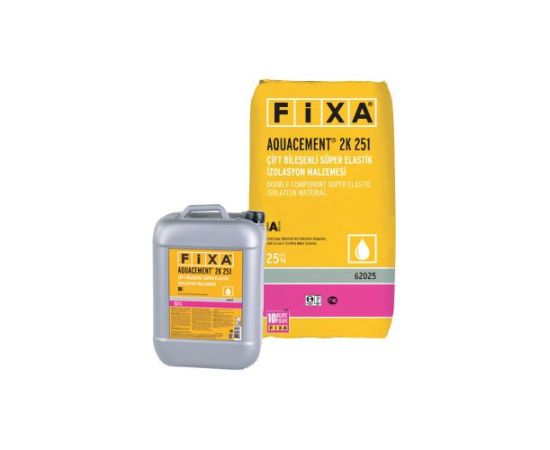 Two-component insulating material Fixa Aquacement 2K 251 25+10 kg