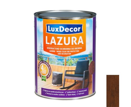 Лазурь LuxDecor 2.5 л темный орех