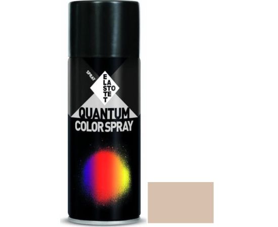 სპრეი საღებავი Elastotet Quantum color spray ral 1015 ღია სპილოს ძვლისფერი 400 მლ