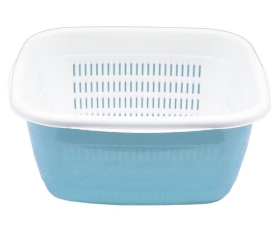Plastic bowl with sieve Zambak Plastik 6l