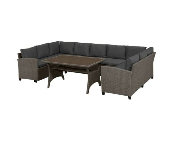 Rattan furniture set Baxter Charcoal HUC37882