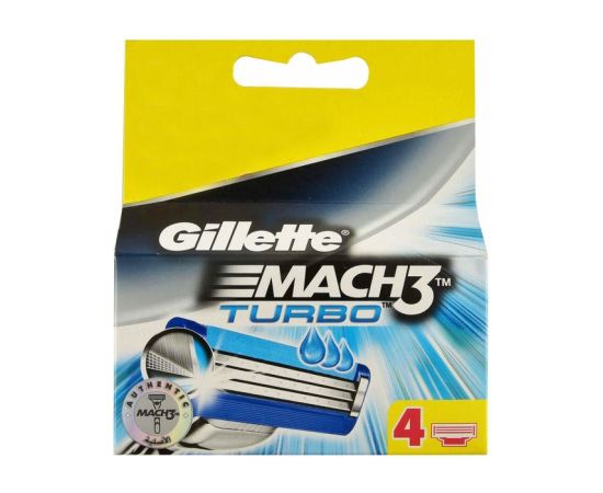 Person Gillette Mach3 Turbo Aloe 4 pcs