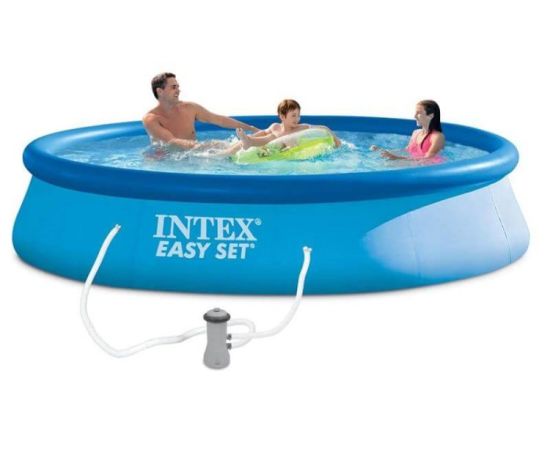 Inflatable pool with filter Intex 28142 396х84 cm