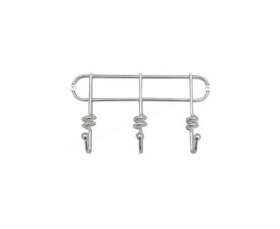 Hanger chromed metal UTC TWIST with 3 hooks
