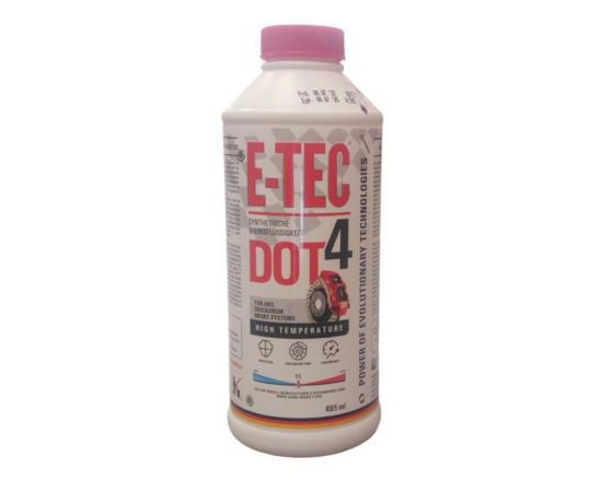 სამუხრუჭე სითხე E-TEC DOT-4 0.485 ლ