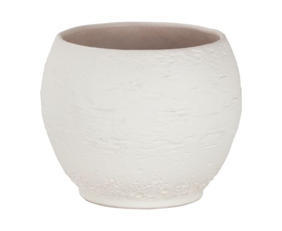 Ceramic pot for flowers Scheurich 752/24 CREAM STONE