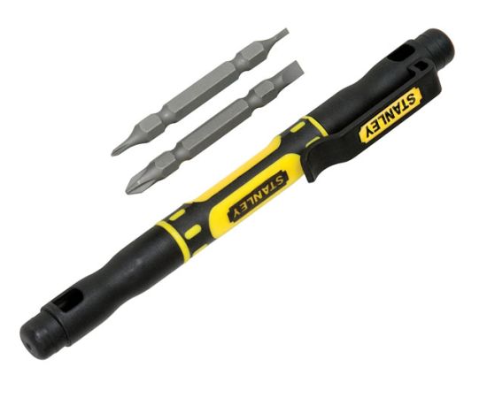 Pocket screwdriver with interchangeable heads Stanley 66344M
