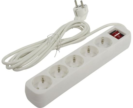 Extension cord  DEFENDER S530 5 sectional with grounding 3 m white