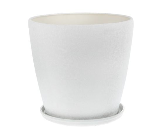 Flower Pot Ceramic Grace N0 White Silk