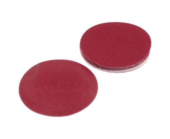 Sponge with velcro Hardy 125mm red 25 pcs. P60 1051-381206