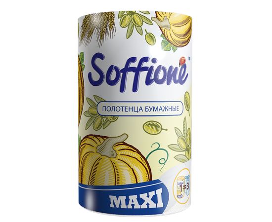 Двухслойные бумажные полотенца Soffione Maxi