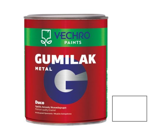 Oil paint for metal Vechro Gumilak metal white glossy 750 ml