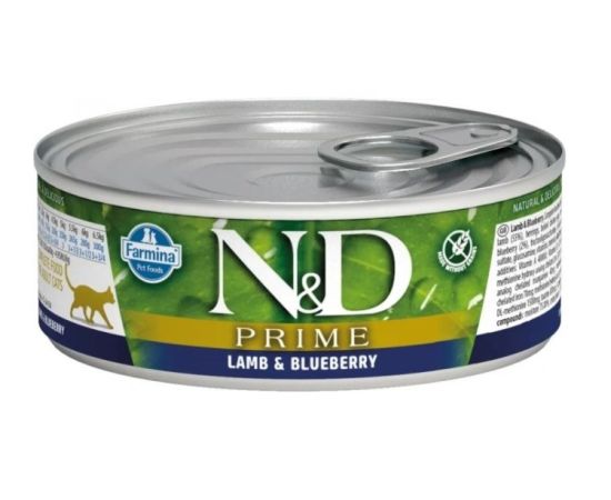 Cat food Farmina N&D Prime lamb and blueberry 70 g