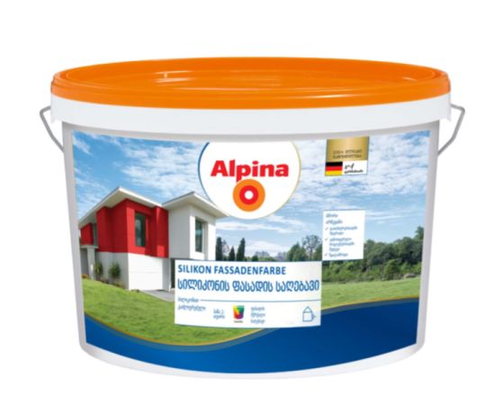 Silicone facade paint Alpina B1 15 l