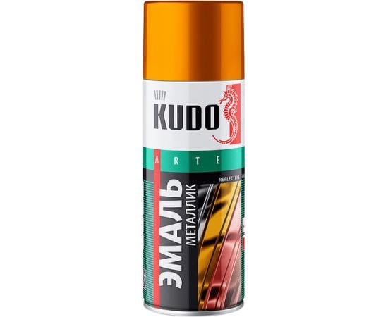 Enamel spray KUDO KU-1028 Gold 520ml