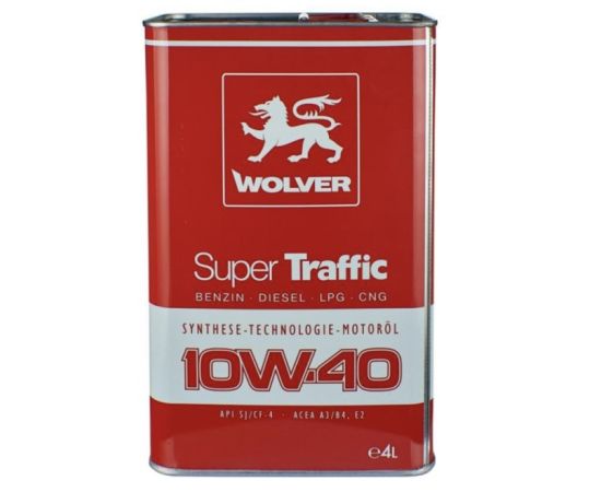 Масло моторное Wolver Super Traffic SAE 10W-40 4 л