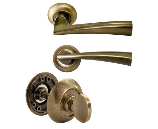 Handle on the socket Ruсetti RAP 18 AB + plumbing screw RAP WC AB - bronze