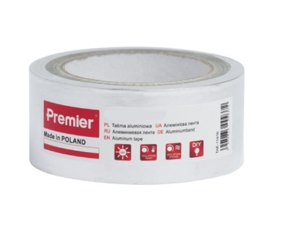 Aluminum adhesive tape Premier TAE-15C/W 50 mm x 25 m