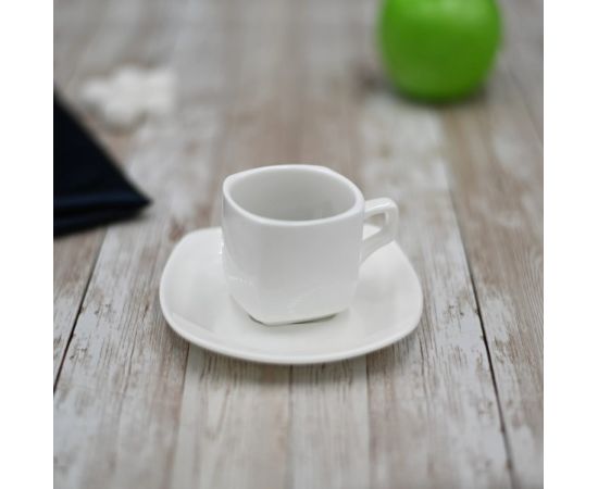 Coffee cup with saucer Wilmax 89930036 200 ml