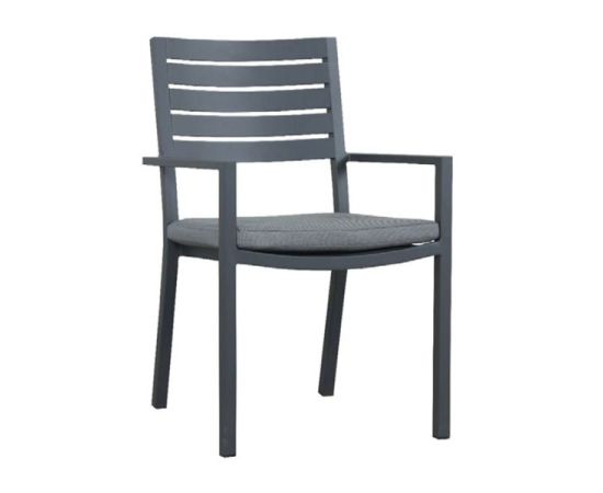 სკამი Mayfair Dining Chair With Cushion gunmetal