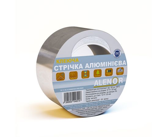 Adhesive aluminum tape Alenor SAL 10 50 mm 10 m