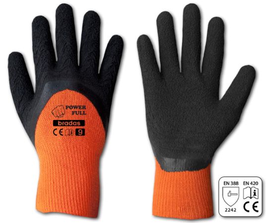 Gloves POWER FULL latex, 11, BRADAS  RWPF11