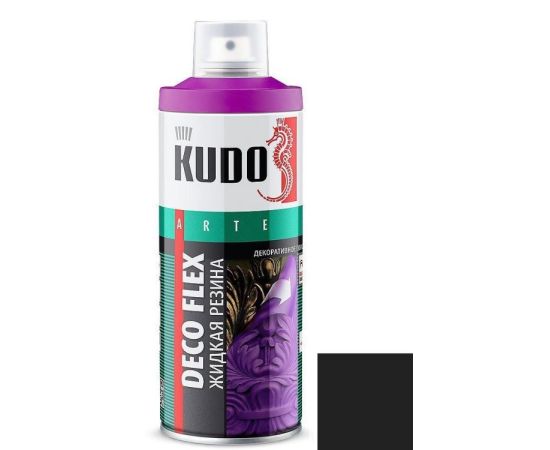 Жидкая резина Kudo Deco Flex черная 520 мл