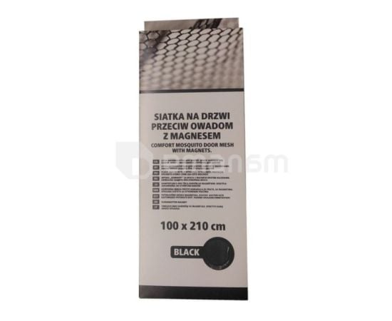 Anti mosquito grid on magnets (for doors) Kaem 0395-112110 black 210x100 cm