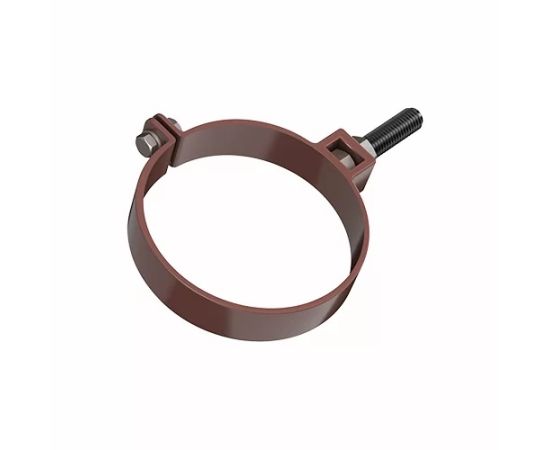 Pipe clamp universal Technonicol L140 125/82 PVC brown
