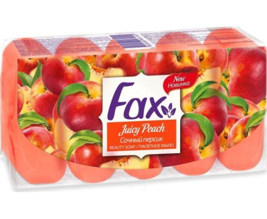 Toilet soap FAX peach 5x70 g