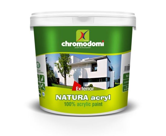 საღებავი აკრილის Chromodomi Natura Acryl 0.75 ლ თეთრი