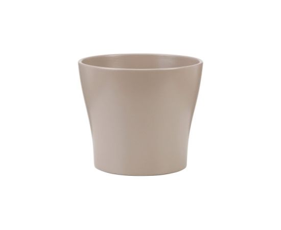 Ceramic pot for flowers Scheurich 808/15 TAUPE
