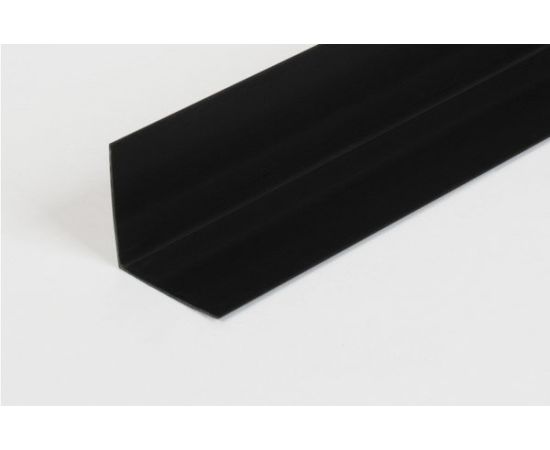 Алюминиевый уголок PilotPro 20х20х1 (2,0м) Черный Муар QuickStick