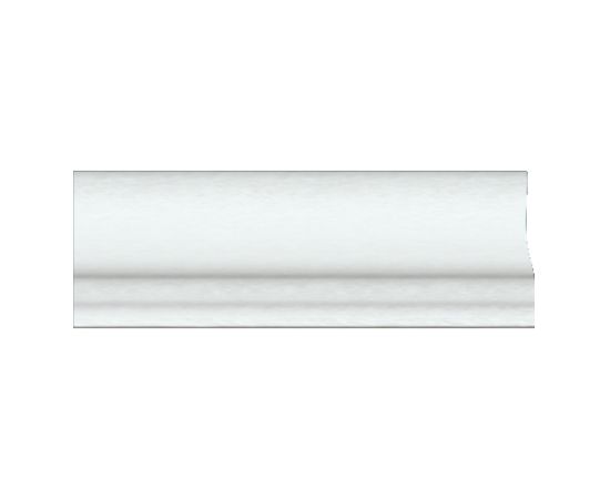 Extruded ceiling plinth Solid C31/27 white 24x12x2000 mm