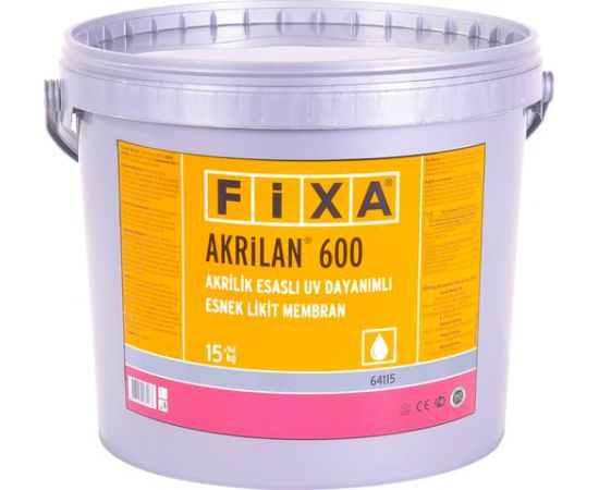 Жидкая мембрана Fixa Akrilan 600 15 кг