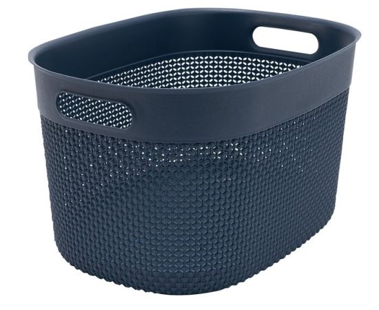 Linen basket Curver Filo 18l dark blue