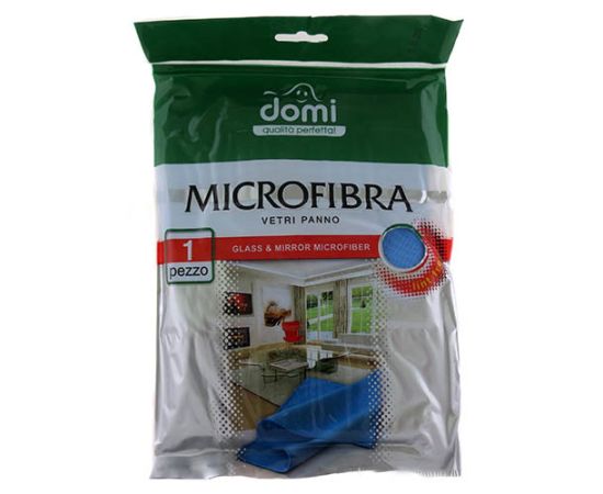 Микрофибра для стекол и зеркал  DOMI 1 шт.